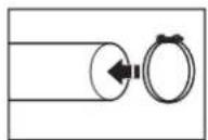 WHIRLPOOL YWED6720RR - Brides de fixation : - 1