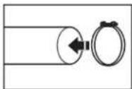 WHIRLPOOL YWED6720RR - Clamps: - 1