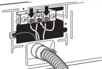 WHIRLPOOL YWED5720RW - 7a Connecter les conducteurs restants - 1