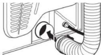 WHIRLPOOL YWED5720RW - Attach long hose to "Y" connector and tightConnect Vent (Vented Models Only) - 2