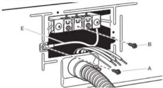 WHIRLPOOL YWED6720RU - Prepare to connect neutral bond wire and neutral wire - 1