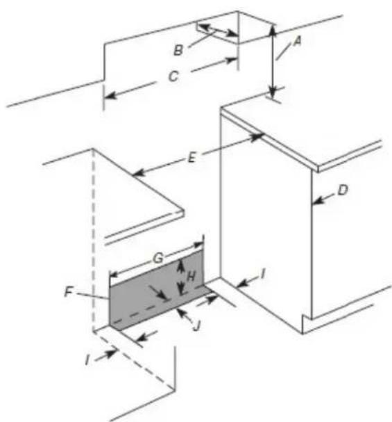 WHIRLPOOL YWEE750H0HW - Cabinet Dimensions - 2