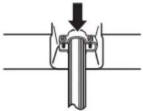 WHIRLPOOL YWFES7530RV - Style 1: Power supply cord strain relief - 2