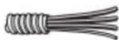 WHIRLPOOL YWED5720RR - Attach direct wire cable to strain relief - 2