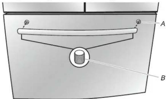 WHIRLPOOL WRF560SFHW - Installation de la poignée du tiroir - 1