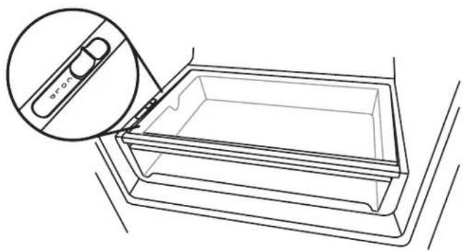 WHIRLPOOL WRF560SFHW - To adjust the airflow: - 1