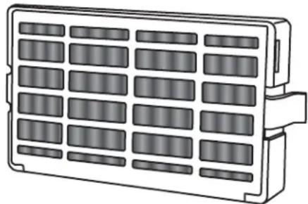 WHIRLPOOL WRF560SFHW - Installation du filtre à air (sur certains modèles) - 1