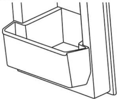 WHIRLPOOL WRF560SFHW - To remove and replace the half-height bin: - 1
