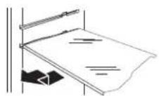 WHIRLPOOL WRF560SFHW - To replace a shelf: - 1