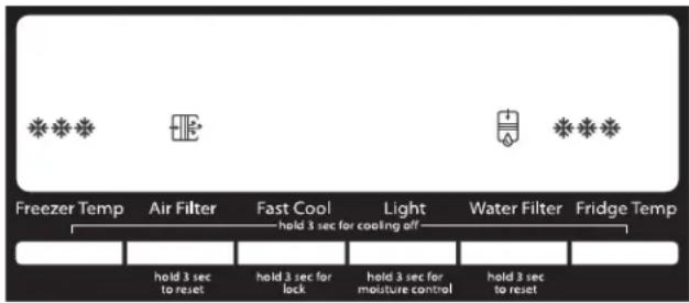 WHIRLPOOL WRF560SFHW - Temperature Control (commande de la température) - 1
