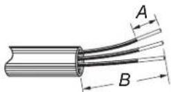 WHIRLPOOL YWFES5030RW - Instalación de cable directo: Cable de cobre o aluminio - 1