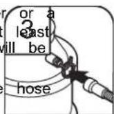 WHIRLPOOL WDF341PAPT - Connect drain hose - 2