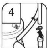 WHIRLPOOL WDF341PAPT - Connect drain hose - 10