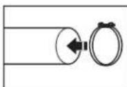 WHIRLPOOL YWED6720RW - Clamps: - 1
