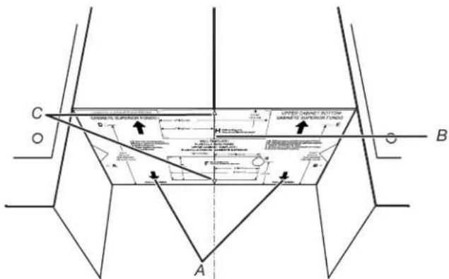 WHIRLPOOL YWMML5530RZ - Maque pour l'armoire supérieure - 2