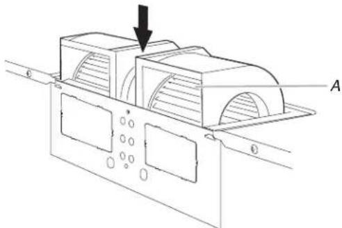WHIRLPOOL YWMMS3130RB - Réorientation du moteur du ventilateur pour une installation avec évacuation par le mur - 8