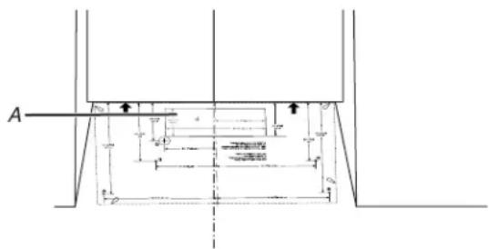WHIRLPOOL YWMMS3130RB - Marquage et perçage du mur arrière: - 3