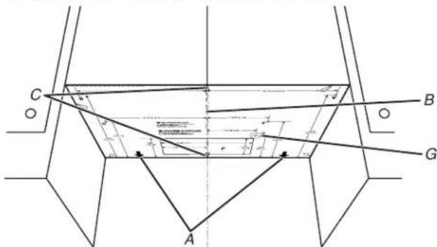 WHIRLPOOL YWMMS3130RW - Marquage et perçage de l'armoire supérieure - 2