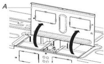 WHIRLPOOL YWMMS3130RW - Réorientation du moteur du ventilateur pour une installation avec évacuation par le mur - 2