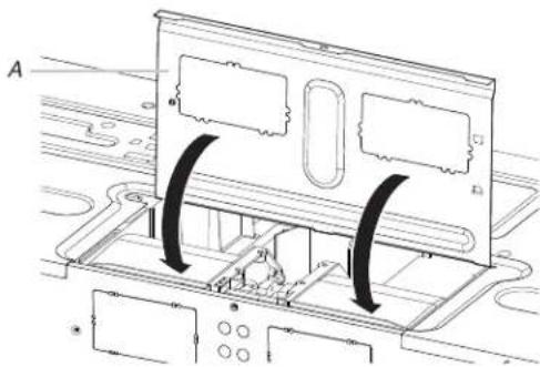 WHIRLPOOL YWMMS3130RZ - Réorientation du moteur du ventilateur pour une installation avec évacuation par le toit - 3