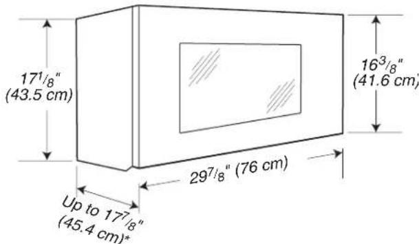 WHIRLPOOL YWMMS3130RZ - Product Dimensions - 1