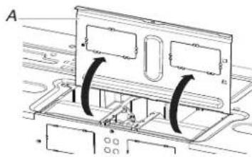 WHIRLPOOL YWMMS3130RZ - Réorientation du moteur du ventilateur pour une installation avec évacuation par le mur - 2
