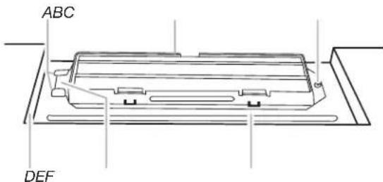 WHIRLPOOL YWMMS3130RZ - Installation du clapet (pour une évacuation par le toit) - 1