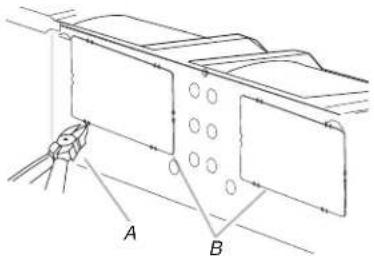 WHIRLPOOL YWMMF5930PW - Réorientation du moteur du ventilateur pour une installation avec évacuation par le mur - 6
