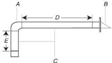 WHIRLPOOL YWMMF5930PW - Recommended Vent Length - 1