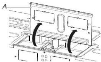 WHIRLPOOL YWMMF5930PW - Réorientation du moteur du ventilateur pour une installation avec évacuation par le mur - 2