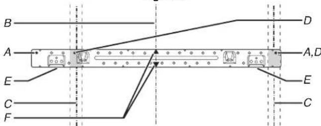 WHIRLPOOL YWMMF5930PW - Configurations possibles du colombage mural - 3