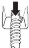 WHIRLPOOL YWFES7530RZ - Style 2 :Serre-cables pour raccordement direct - 2