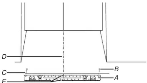 WHIRLPOOL YWMMF5930PV - Perçage de trous dans le mur arrière - 2