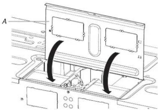 WHIRLPOOL YWMMF5930PV - Réorientation du moteur du ventilateur pour une installation avec évacuation par le mur - 12