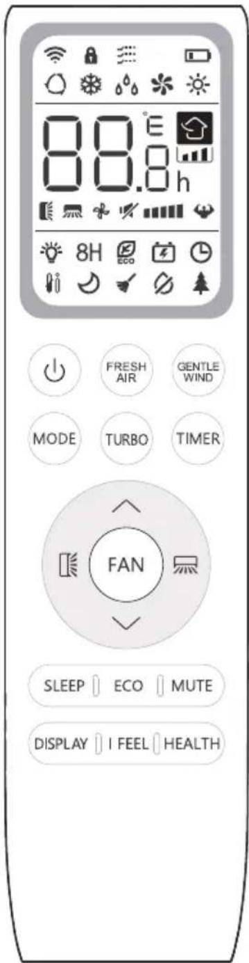 TCL FreshIN S12C8S0 - CONTROL REMOTO - 1