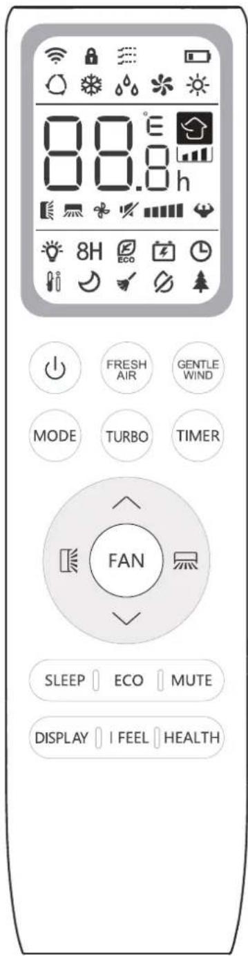 TCL FreshIN S12C8S0 - CONTROLE REMOTO - 1