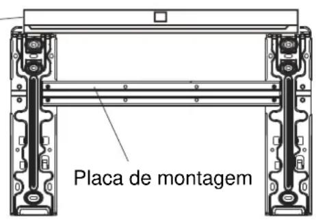 TCL FreshIN S12C8S0 - Passo 2: Instalar a placá de montagem - 1
