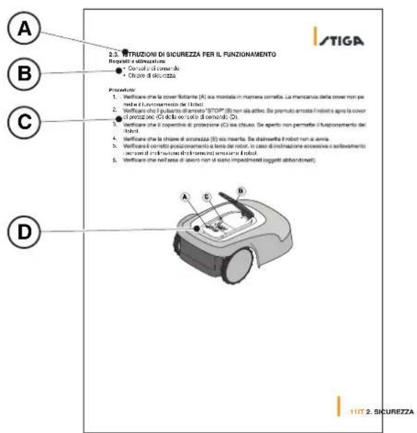 STIGA A 4 - INSTRUCTIONS GÉNÉRALES POUR LA LECTURE DU MANUEL - 1