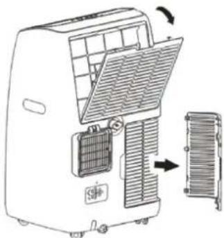 Be Cool BC12INKL2401FW - LIMPIAR EL FILTRO DE AIRE - 1