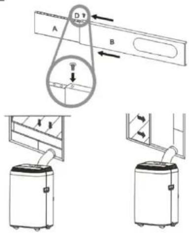 Be Cool BC12INKL2401FW - installazione su tapparelle e finestre scorrevoli con la staffa per finestre - 1