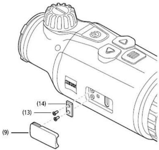 ZEISS DTC 3/38 - Wymiana klapki USB - 1