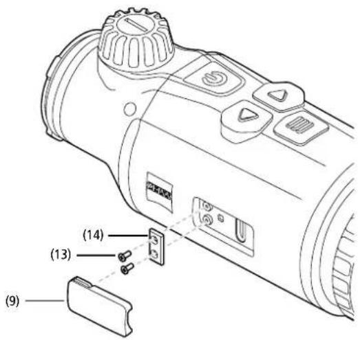 ZEISS DTC 3/38 - USB-afdekking vervangen - 1