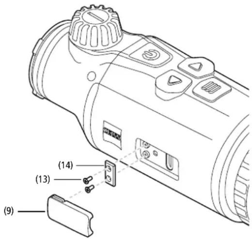 ZEISS DTC 3/38 - Замена крышки порта USB - 1