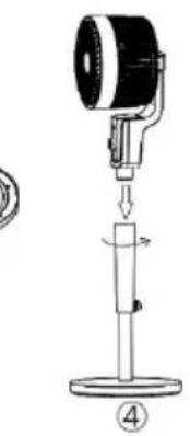 Be Cool BC18ST2403 - Preparing the remote control - Inserting or replacing the battery - 1