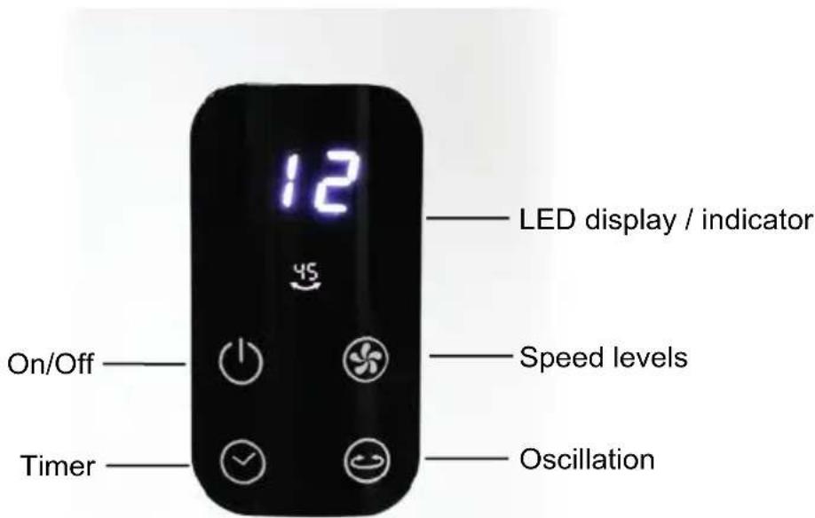 Be Cool BC2x16DC2501 - Control panel and display - 1