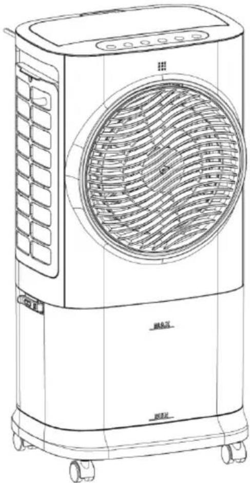 Be Cool BC6ACP2501W - Raffreddatore d'aria BC6ACP2501W - 1