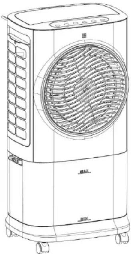 Be Cool BC6ACP2501W - Chladic vzduchu BC6ACP2501W - 1