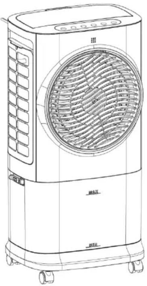 Be Cool BC6ACP2501W - Refroidisseur d'air BC6ACP2501W - 1