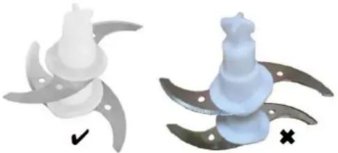 Tognana Iridea D2DTU02IRVE - The blades are very sharp! Exercise extra caution when handling the blades! - 2