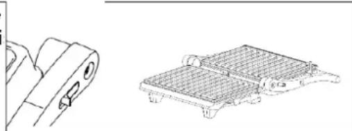 Tognana Iridea D2DTN04IRCH - USING THE SANDWICH TOASTER AS AN OPEN GRILL - 1